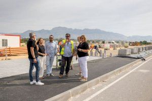 Avanzan las obras de modernización del Camí Vell d’Altea dotado con 860 metros nuevos de carril bici