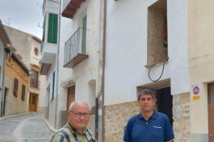El PSPV Morella celebra el avance de la rehabilitación de la casa que se compró la pasada legislatura en la C/ El Sol