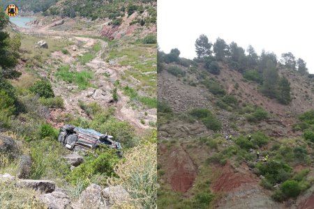 Se despeña desde 60 metros de altura con su coche en el pantano de Loriguilla