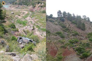 Se despeña desde 60 metros de altura con su coche en el pantano de Loriguilla