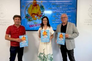 Camela, Melody, Boza o Marina Reche se dan cita en Elche en los conciertos de Nits de Festa 2025