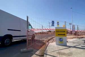 Corte inminente en una de las principales carreteras de la Plana por las obras del tren al Puerto