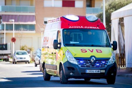Un brutal choque acaba con la vida de un motorista y deja otro herido en Favara