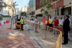 Benidorm finaliza las obras de renovación de infraestructuras hidráulicas en la calle Ibiza