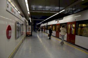 ¿Viajas en metro este verano en Valencia? Atento a los cierres entre Aragó y Marítim