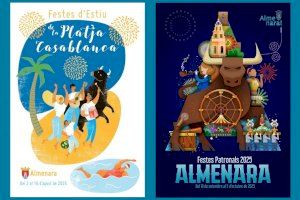 Almenara presenta los carteles anunciadores de las Fiestas Patronales y de las Fiestas de Verano de la Playa Casablanca