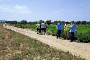 Inicio  de las obras de supresión del paso a nivel del Cordel de la Noguera