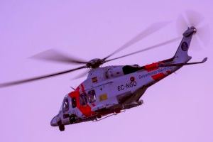 Rescatan a un tripulante en alta mar por una emergencia médica frente a las costas de Benicarló
