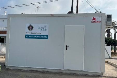 La Policia Local d'Almenara tindrà una oficina a la Platja Casablanca durant els mesos de juliol i agost