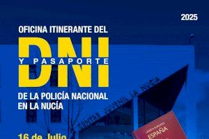 La Oficina itinerante del DNI y Pasaporte vuelve a La Nucía el 16 de julio