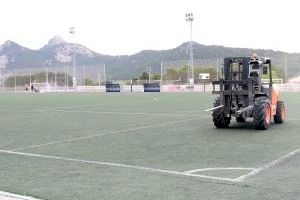 El campo Manuel Moreno Cabanes cambia su césped artificial - (foto 5)