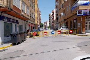 Alerta al hundirse el suelo en otra céntrica calle de Villena