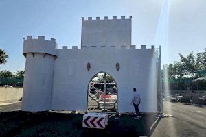 El Ayuntamiento de Villajoyosa reforma y amplía el tamaño del castillo de las fiestas de Moros y Cristianos