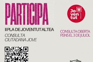 Joventut convida als jóvens d'Altea a participar en una consulta en línia sobre qüestions que els afecten