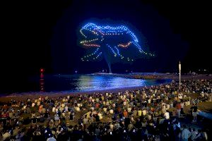 La magia de las Hogueras se eleva con drones en Alicante: ubicación, fecha y horario del espectáculo
