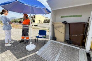 Benicàssim incorpora un nuevo ecoparque móvil al sur de la localidad los martes por la mañana