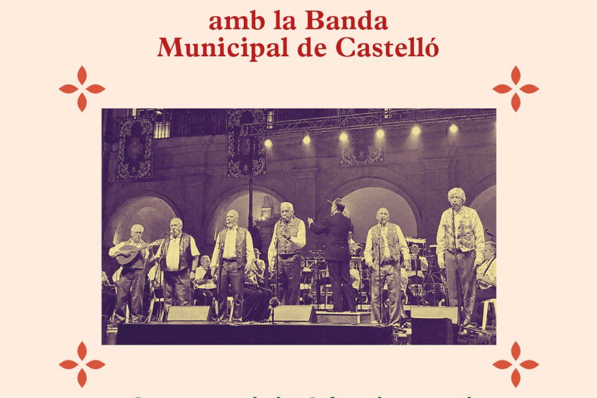 La plaza Mayor acogerá el próximo viernes el concierto del 50 aniversario de Els de la Fileta junto a la Banda Municipal de Castellón