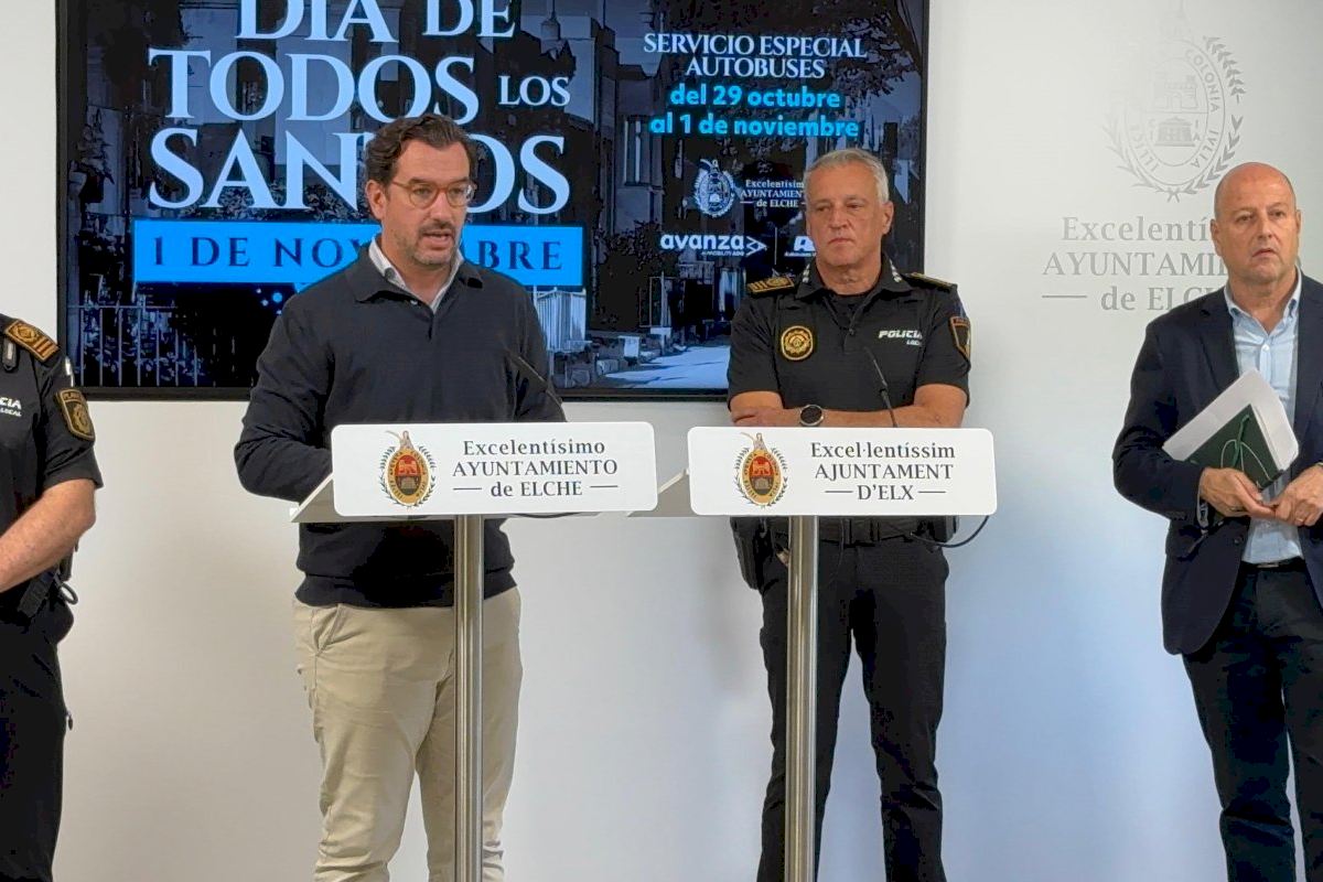 Más de 420 agentes velarán por la seguridad en Elche con motivo de Halloween y Todos los Santos