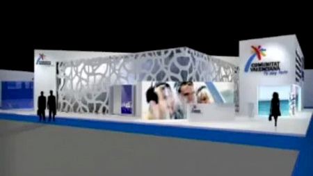 Presentación del stand de Fitur 2010 de la Comunidad Valenciana