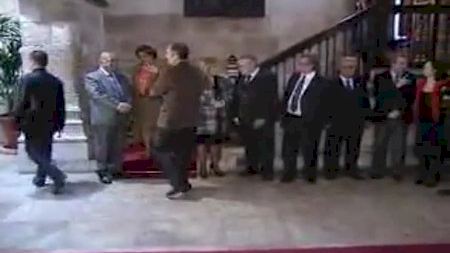 Reunión de Francisco Camps con el presidente de la región de Murcia, Ramón Luis Valcárcel