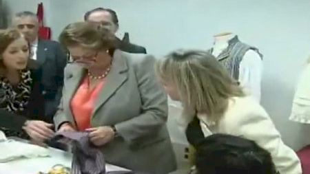 Rita Barberá visita Taller Sastrería Tradicional