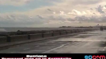 Temporal mar en la Serratella