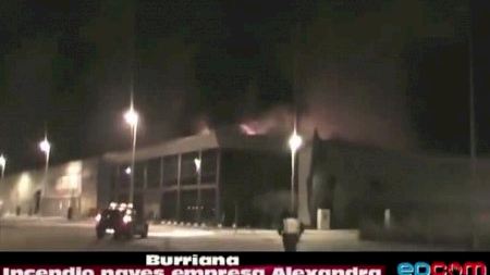 Incendio naves empresa Alexandra