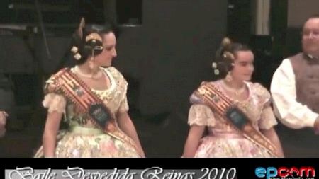 Fallas 2010 - Baile despedida Reinas Falleras - Rocío Tormos