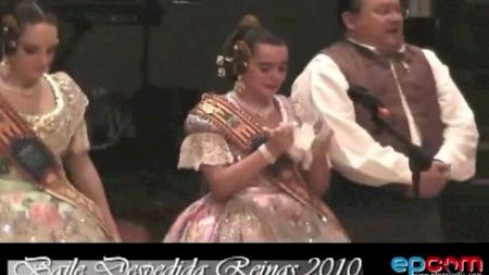 Fallas 2010 - Baile despedida Reinas Falleras - Sara Ros