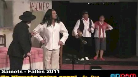 Fallas 2011 - Sainets - Centre Espanya - "La Xiqueta se'ns casa" - Parte 5