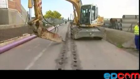 Obras canalización agua - Javier Moliner