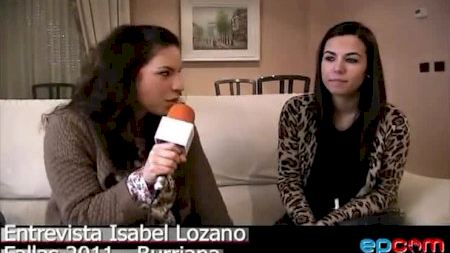 Entrevista con Isabel Lozano - Reina Mayor Burriana