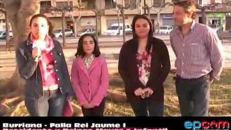 Falla Rei Jaume I - Presidente y Reinas Mayor e Infantil