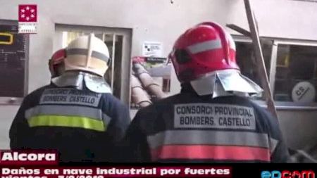 Alcora - Daños por fuertes vientos