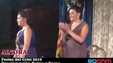 Alcora - Festes del Crist 2012 - Proclamación Reina y Dama