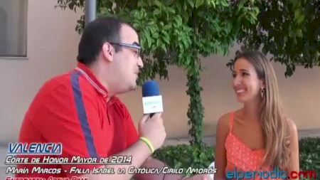 Valencia - Fallas 2014 - Corte Honor Mayor - María Marcos