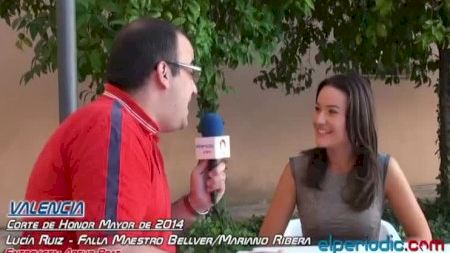 Valencia - Fallas 2014 - Corte Honor Mayor - Lucía Ruiz