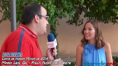 Valencia - Fallas 2014 - Corte Honor Mayor - María Leal