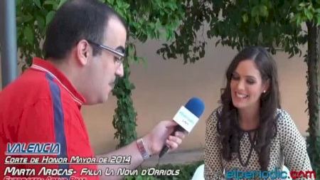 Valencia - Fallas 2014 - Corte Honor Mayor - Marta Arocas