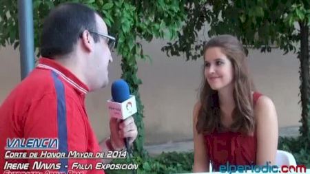 Valencia - Fallas 2014 - Corte Honor Mayor - Irene Navas