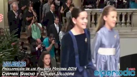 Valencia - Fallas 2014 - Proclamación Falleras Mayores