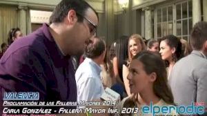 Valencia - Fallas 2014 - Proclamación Falleras Mayores - Carla González, Fallera Mayor Infantil