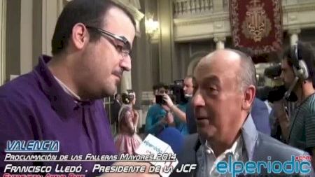 Valencia - Fallas 2014 - Proclamación Falleras Mayores - Presidente JCF