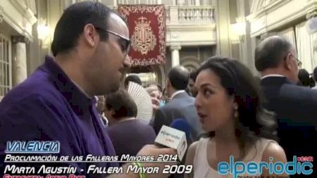 Valencia - Fallas 2014 - Proclamación Falleras Mayores - Fallera Mayor 2009