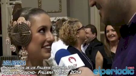 Valencia - Fallas 2014 - Proclamación Falleras Mayores - Fallera Mayor Valencia