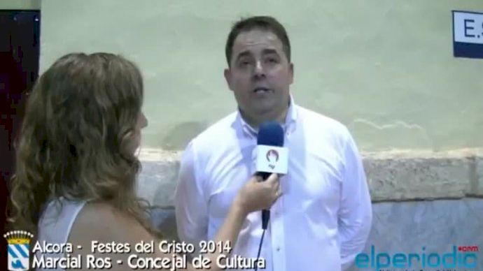 Alcora - Fiestas del Cristo 2014 - Marcial Ros - Concejal de Cultura