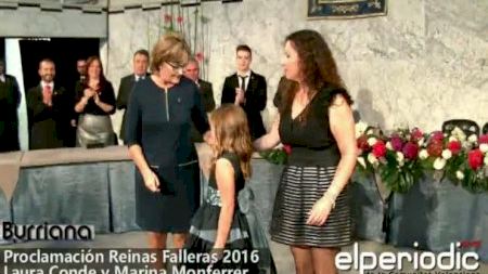 Burriana - Fallas 2016 - Proclamación Reinas 