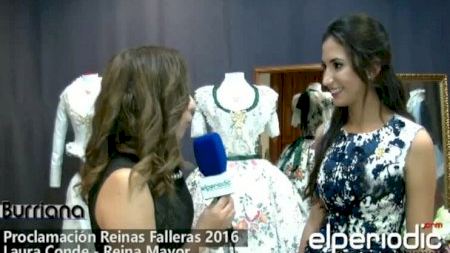 Burriana - Fallas 2016 - Proclamación Reinas - Laura Conde 