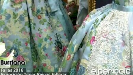 Burriana - Fallas 2016 - Trajes Reinas Falleras