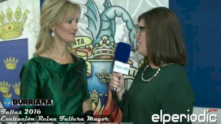 Burriana - Fallas 2016 - Exaltación FM - M Carmen Marín - Mantenedora